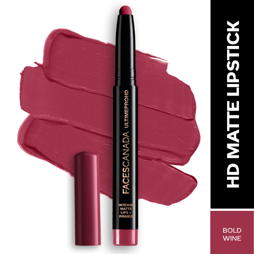 Ultime Pro HD Intense Matte Lips + Primer - Bold Wine11