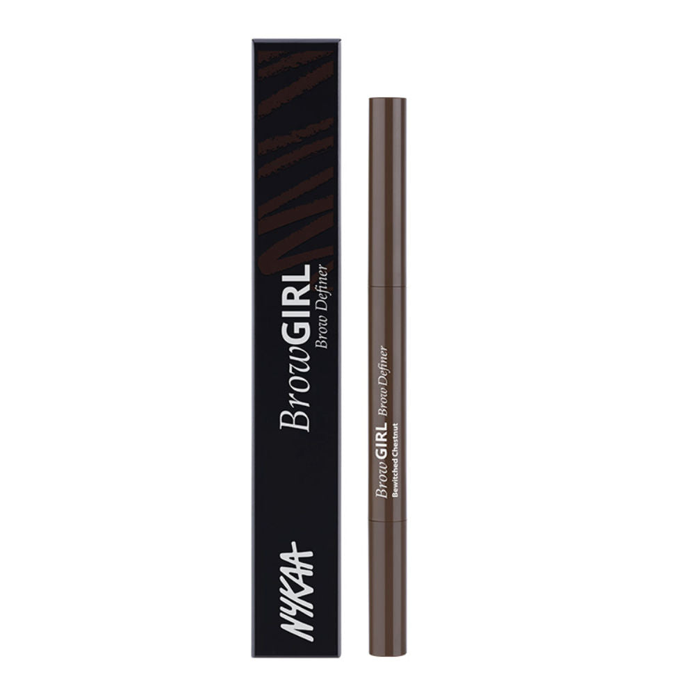 Nykaa Browgirl Eyebrow Definer Pencil - Bewitched Chestnut