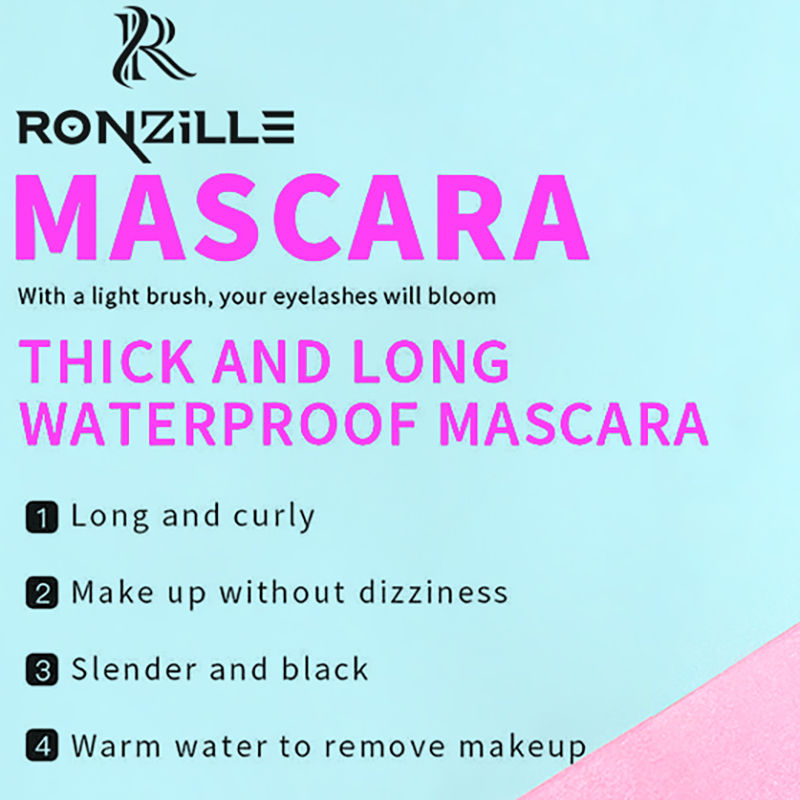 Waterproof And Smudgeproof Two In One Mascara