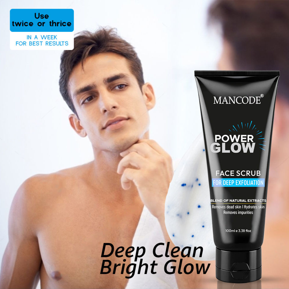 Power Glow Face Scrub For Men