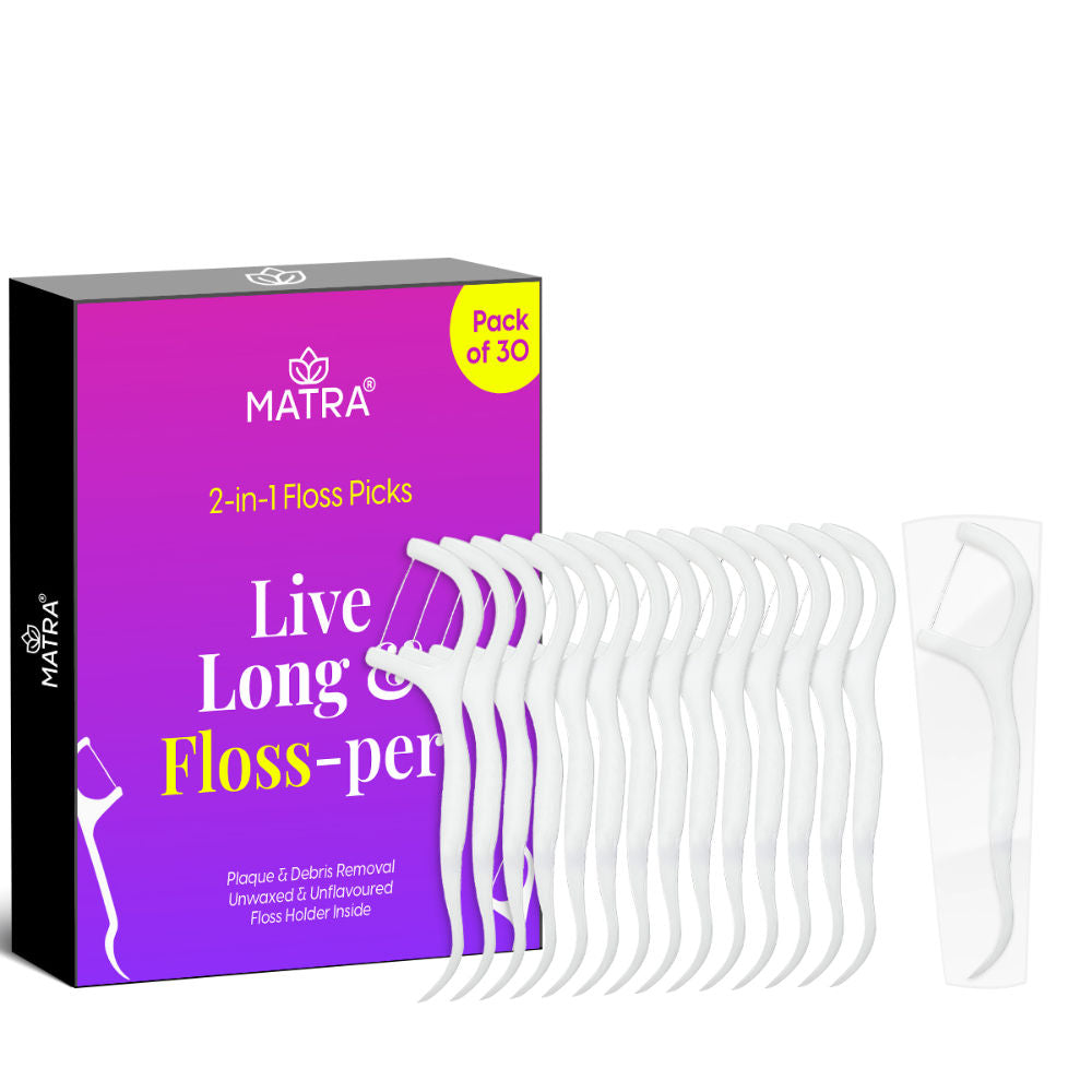 Dental Floss Picks Flosser Sticks With Toothpick For Deep Clean, Fresh Breath & Oral Care