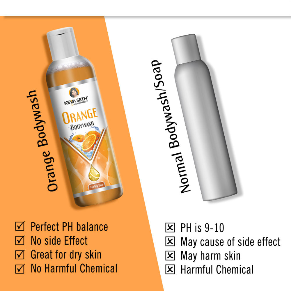 Orange Bodywash for Dry Skin