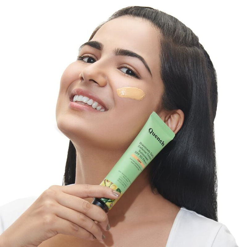 Vit E Avocado Tinted SPF 50 PA+++ Sunscreen with 2% Niacinamide