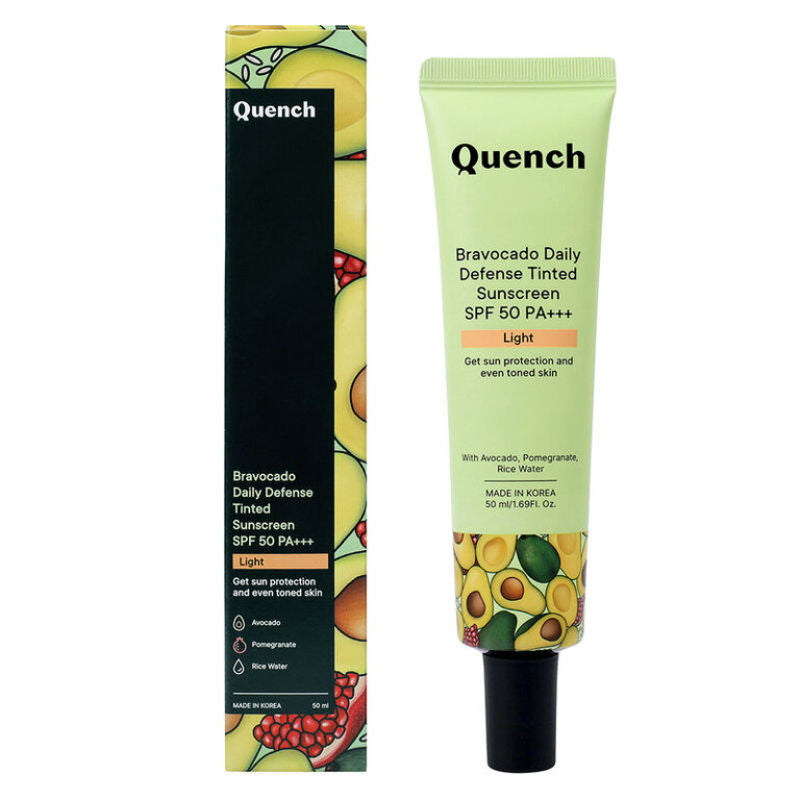 Vit E Avocado Tinted SPF 50 PA+++ Sunscreen with 2% Niacinamide