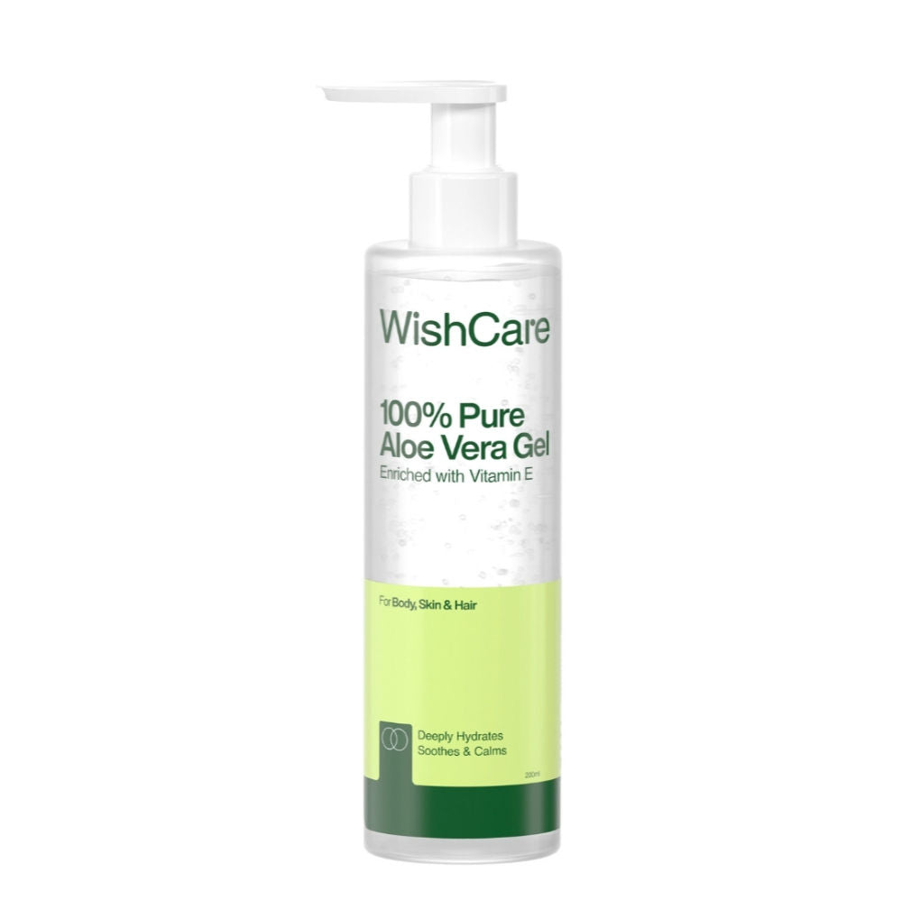 Pure & Natural Aloe Vera Gel for Face & Hair- Hydrates, Moisturizes & Soothes Skin