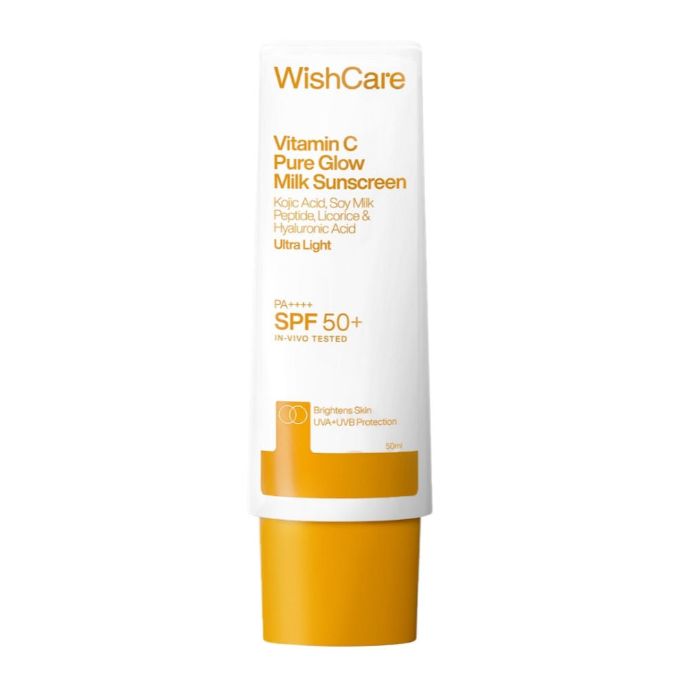 Vitamin C Pure Glow Brightening Face Sunscreen for Dry Skin with SPF50 PA++++In-Vivo Tested