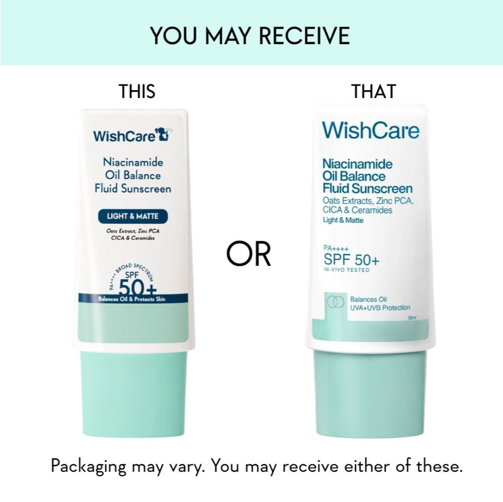 Niacinamide Oil Balance Fluid Face Sunscreen for Oily Skin with SPF50 PA++++ In-Vivo Tested