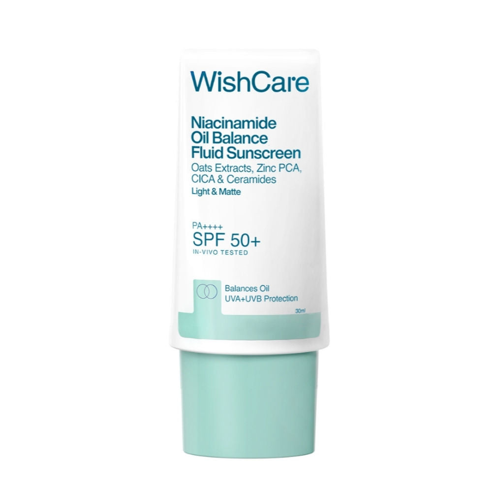 Niacinamide Oil Balance Fluid Face Sunscreen for Oily Skin with SPF50 PA++++ In-Vivo Tested