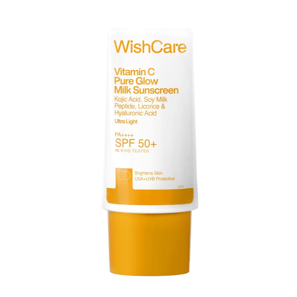 Vitamin C Pure Glow Brightening Face Sunscreen for Dry Skin with SPF50 PA++++In-Vivo Tested