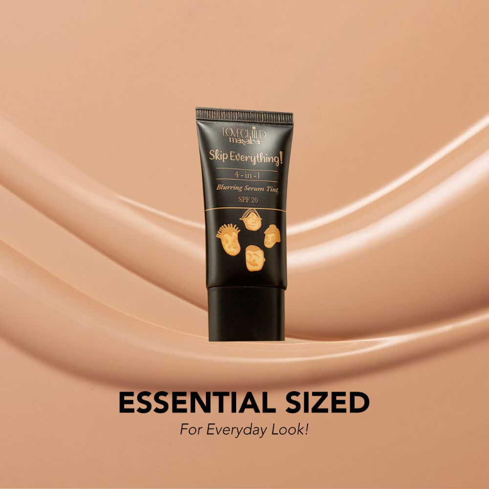 Skip Everything Serum Skin Tint SPF 20, Liquid Foundation for all Skin type, Enriched with Vitamin E for anti-ageing benefits