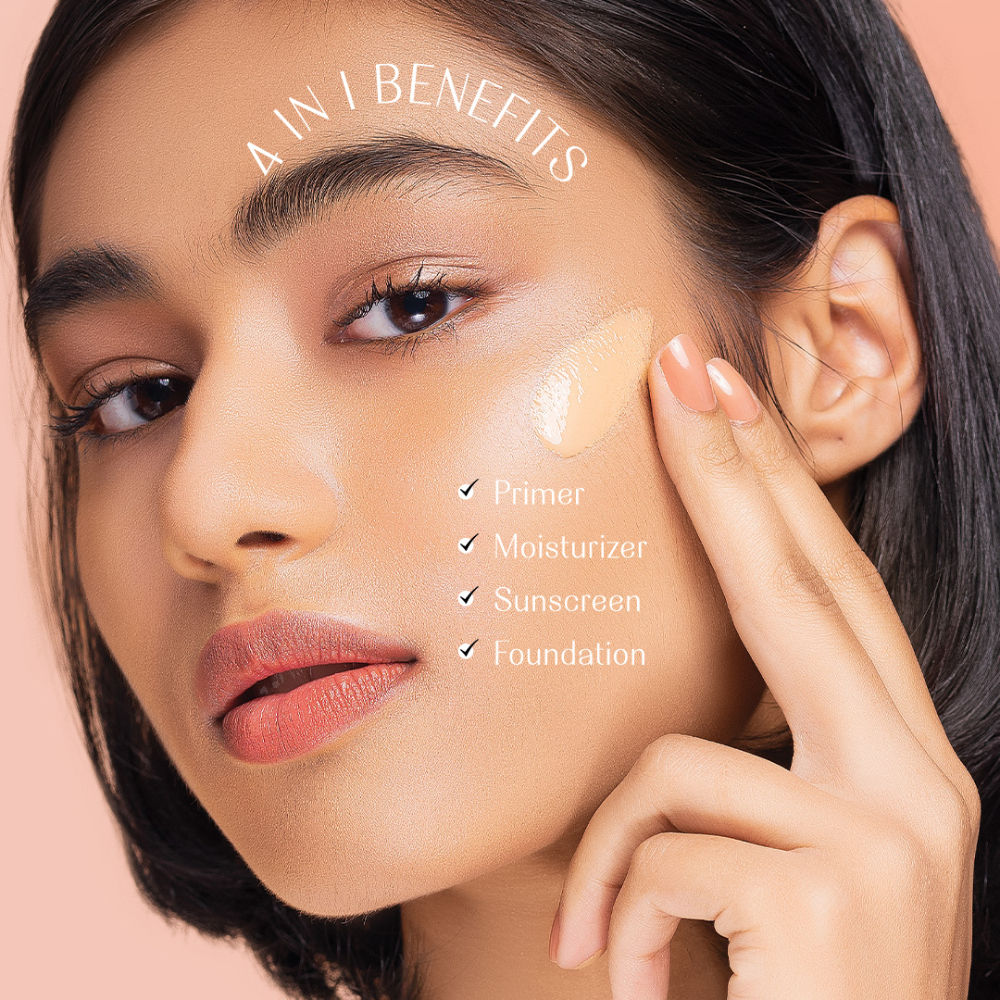 Skip Everything Serum Skin Tint SPF 20, Liquid Foundation for all Skin type, Enriched with Vitamin E for anti-ageing benefits
