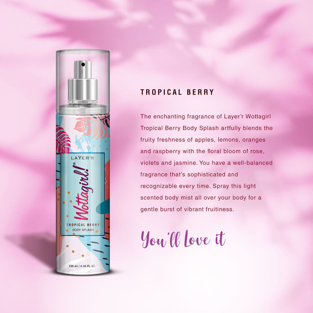 Wottagirl! Tropical Berry Body Splash For Her