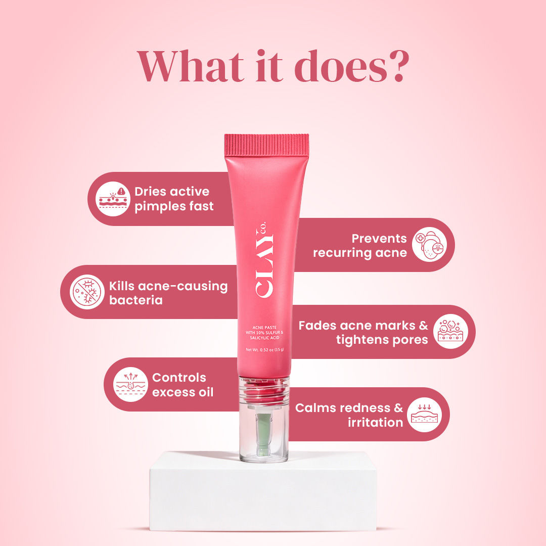 Acne Paste With 10% Sulfur & Salicylic Acid
