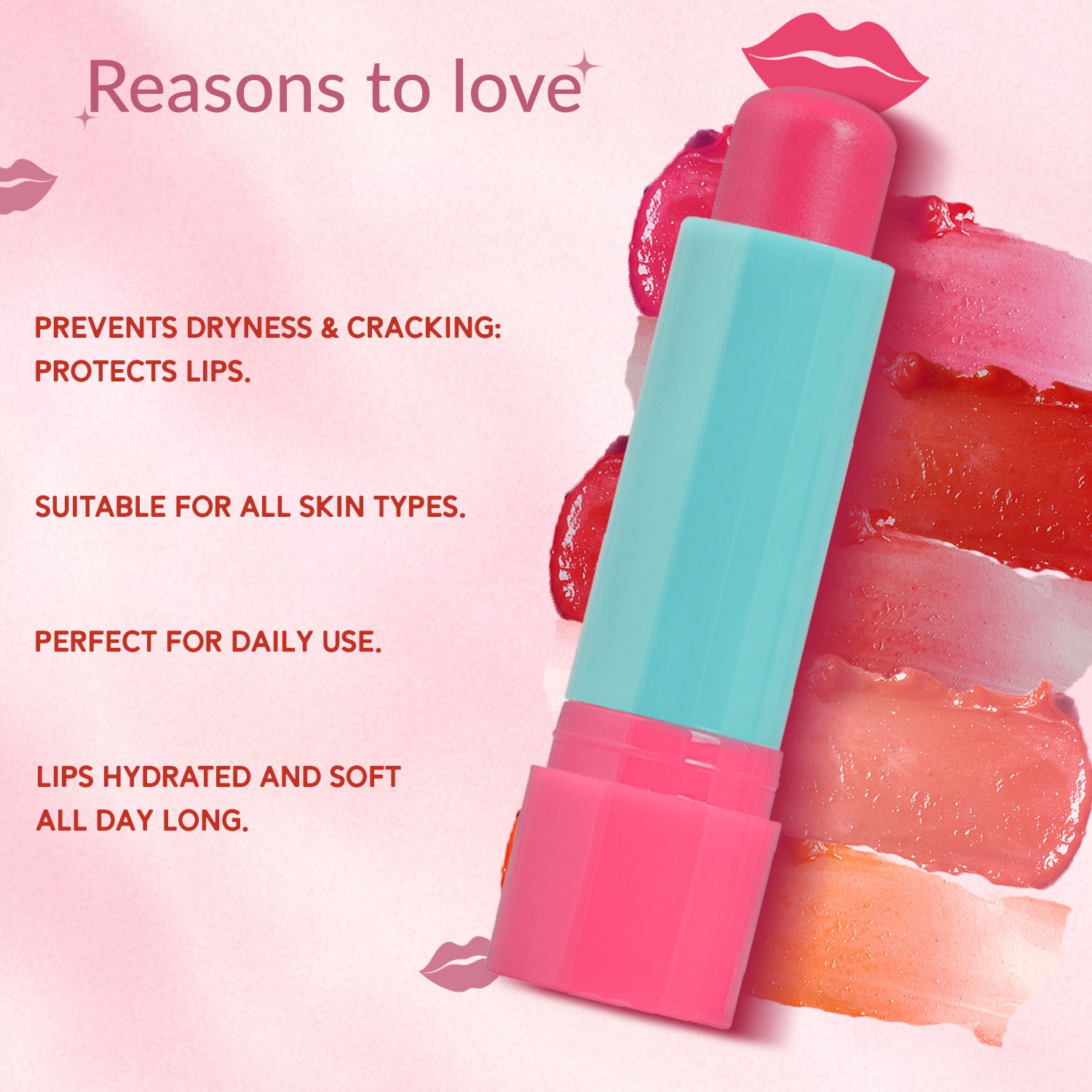 Kiss Lip Lip Balm with Shea Butter