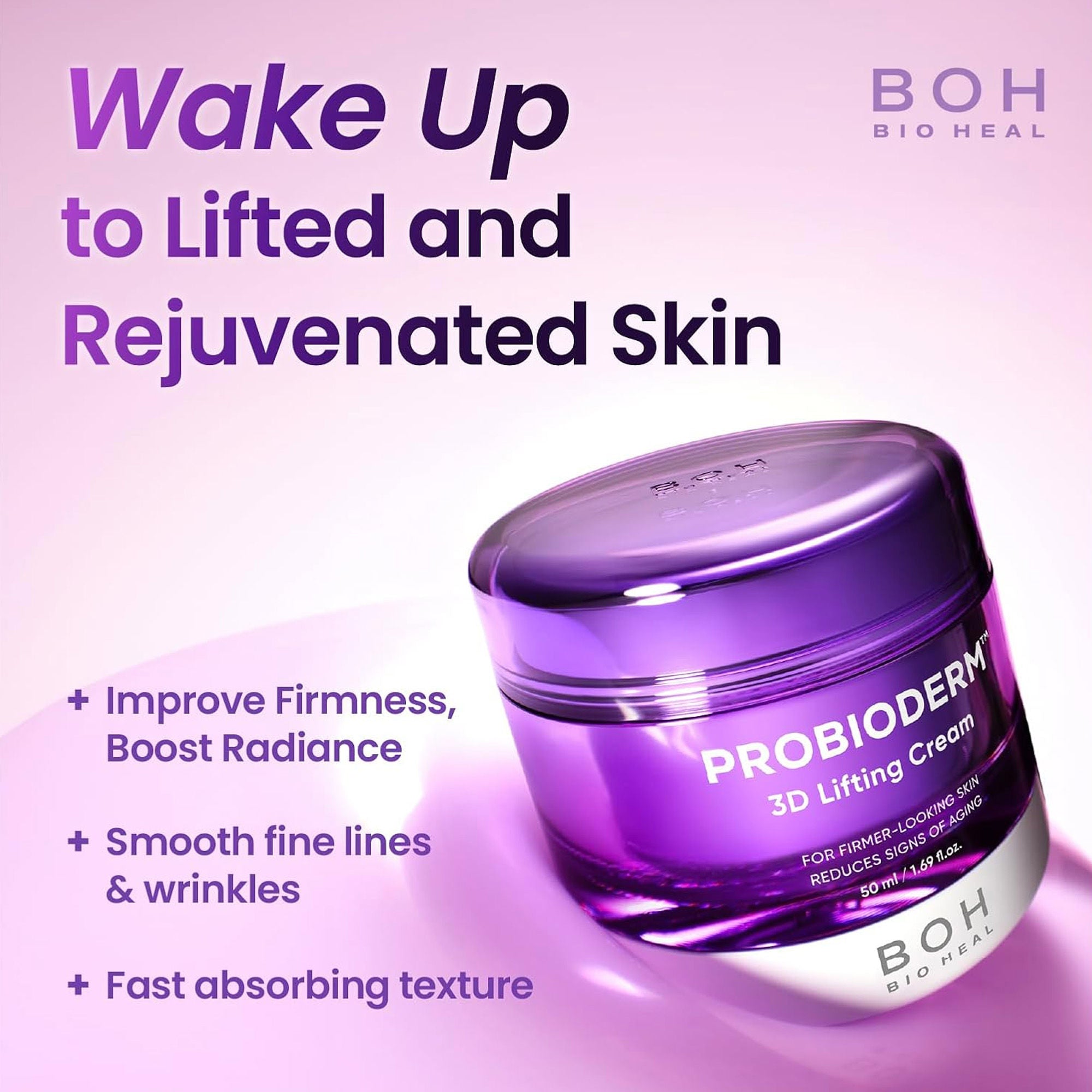 Probioderm 3D Lifting Cream - Advanced Peptide Anti-Aging Korean Night Cream