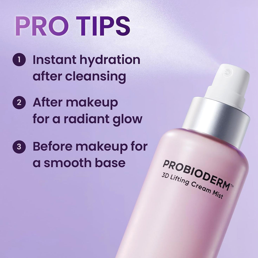Probioderm 3D Lifting Cream Mist - Firming, Brightening & Hydrating Spray