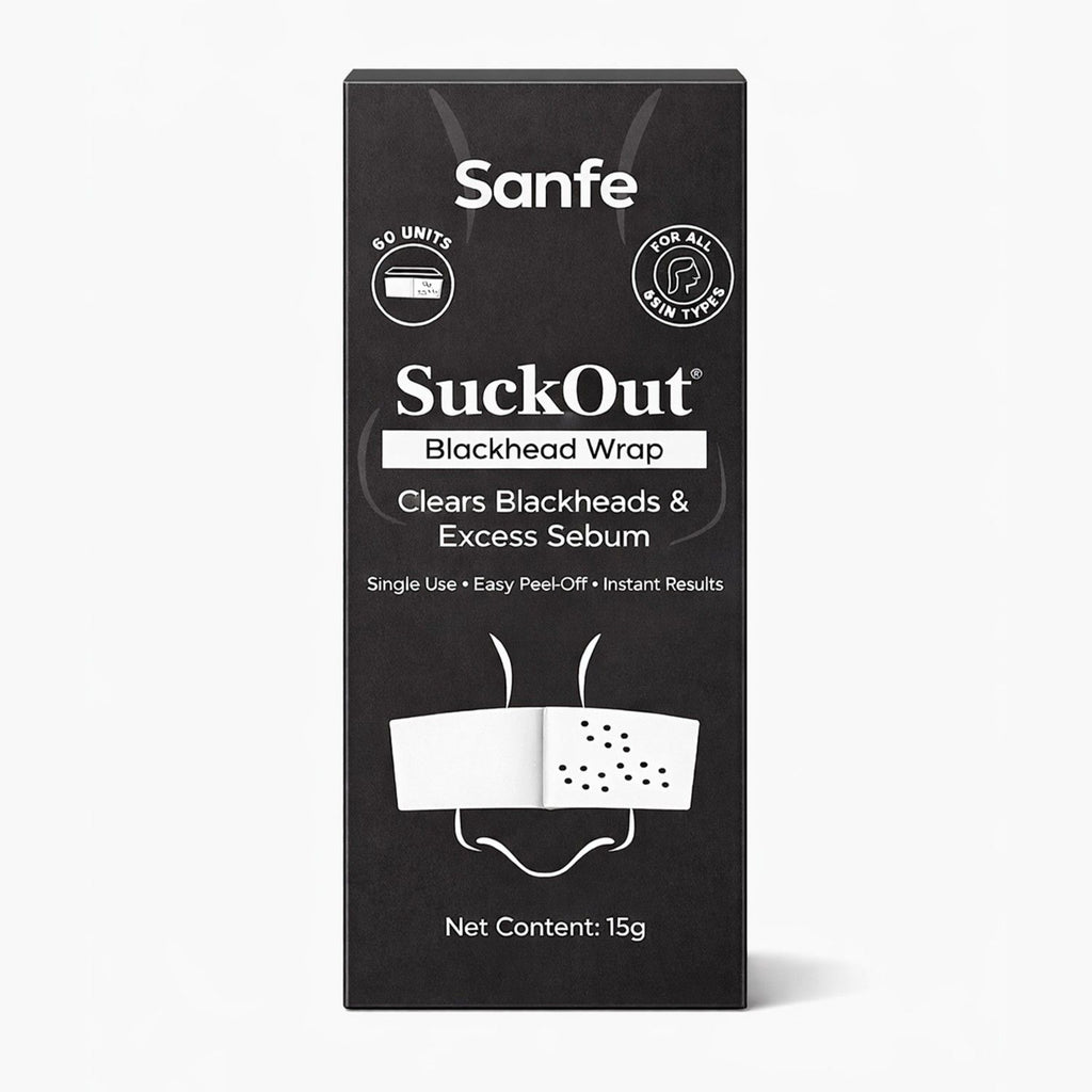 Suckout Blackhead Wrap For Clear Skin Cream + 60 Sheets