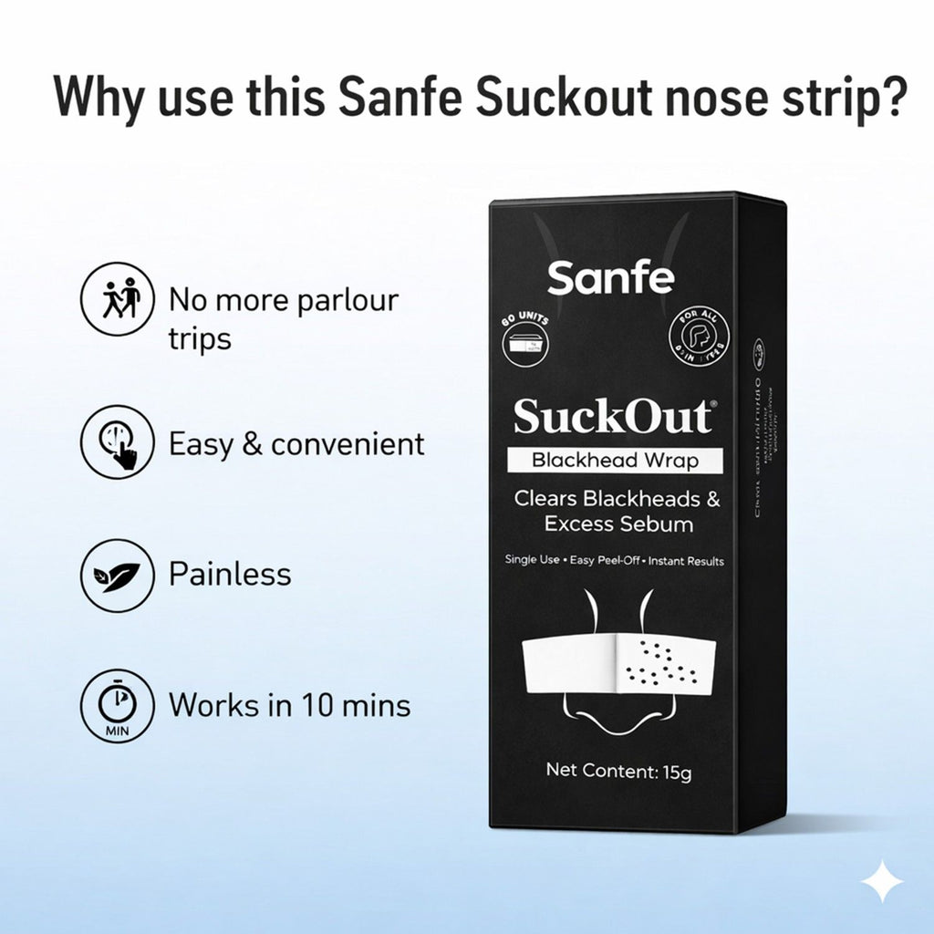 Suckout Blackhead Wrap For Clear Skin Cream + 60 Sheets