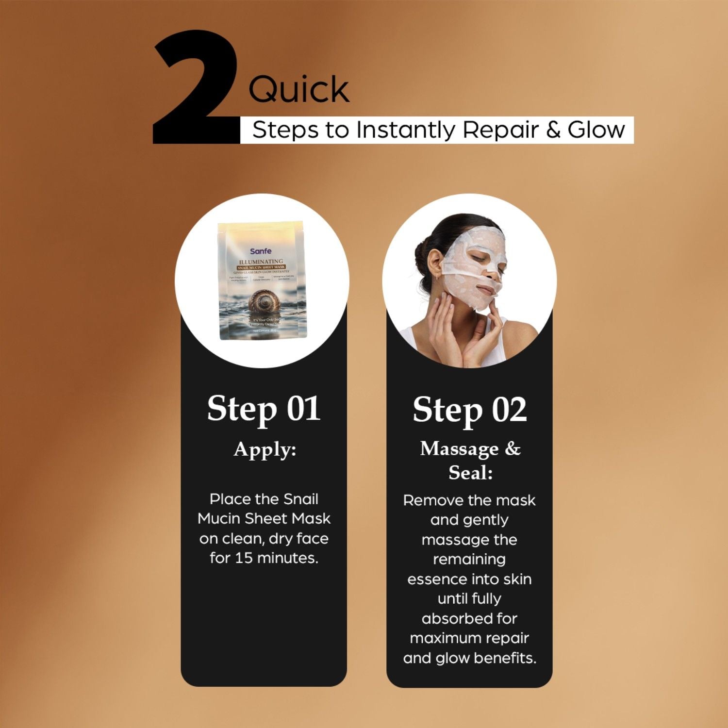 Illuminating Snail Mucin Sheet Mask For Glass Skin Glow