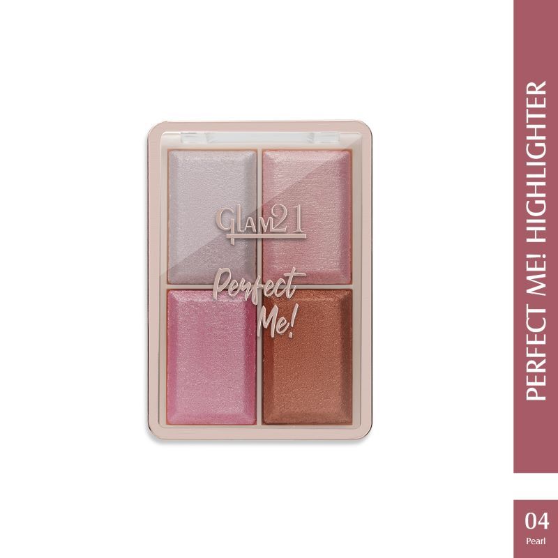 Perfect Me! 4 Shades Highlighter Palette Blusher