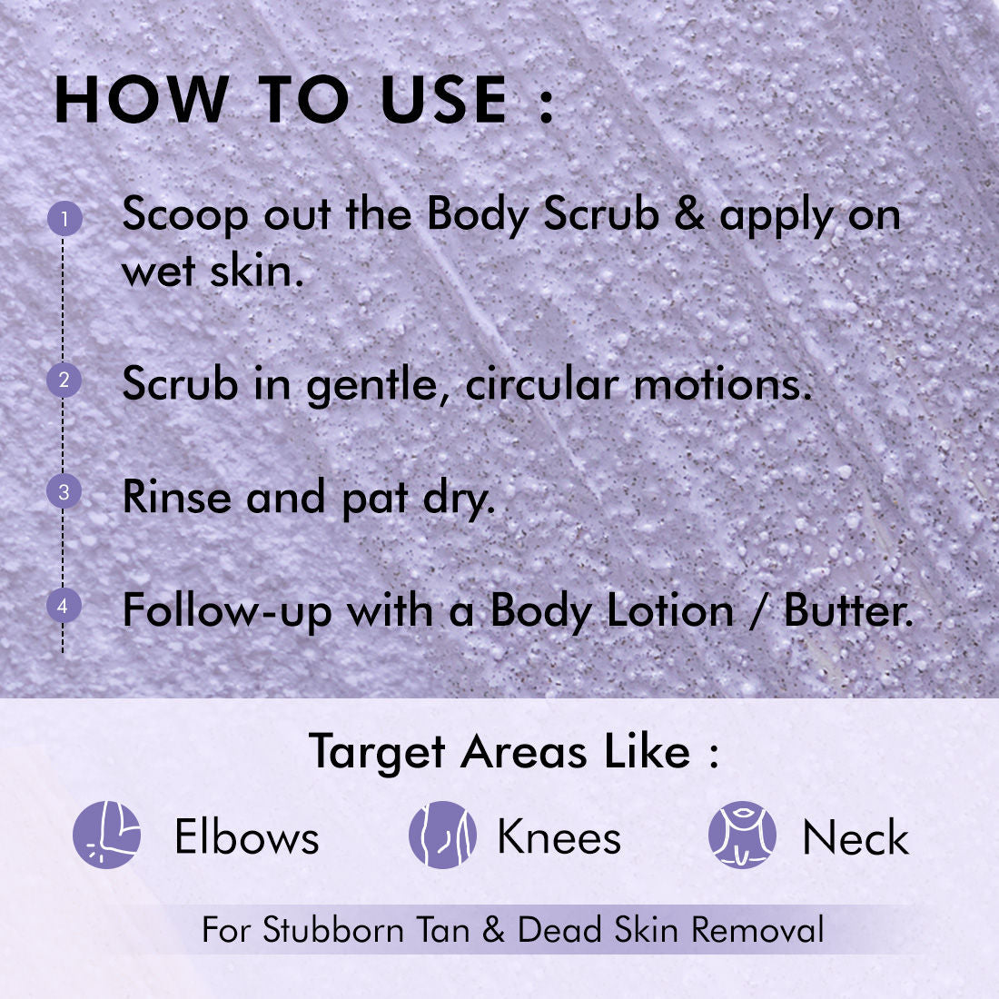 Blueberry Breeze Body Scrub For Glowing Skin, Exfoliates & Removes Tan