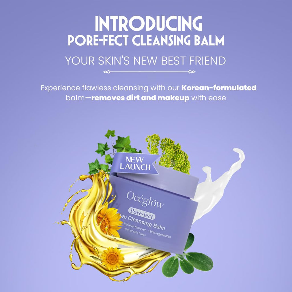 Pore-Fect Cleansing Balm With Shea & Sunflower Oil Deep Cleanse, Pore Makeup Remover Balm
