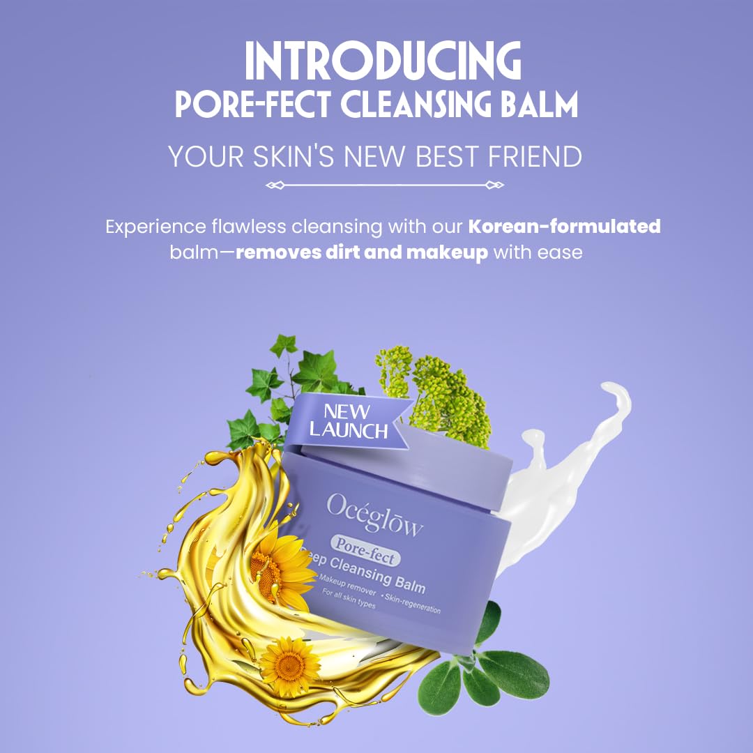 Pore-Fect Cleansing Balm With Shea & Sunflower Oil Deep Cleanse, Pore Makeup Remover Balm