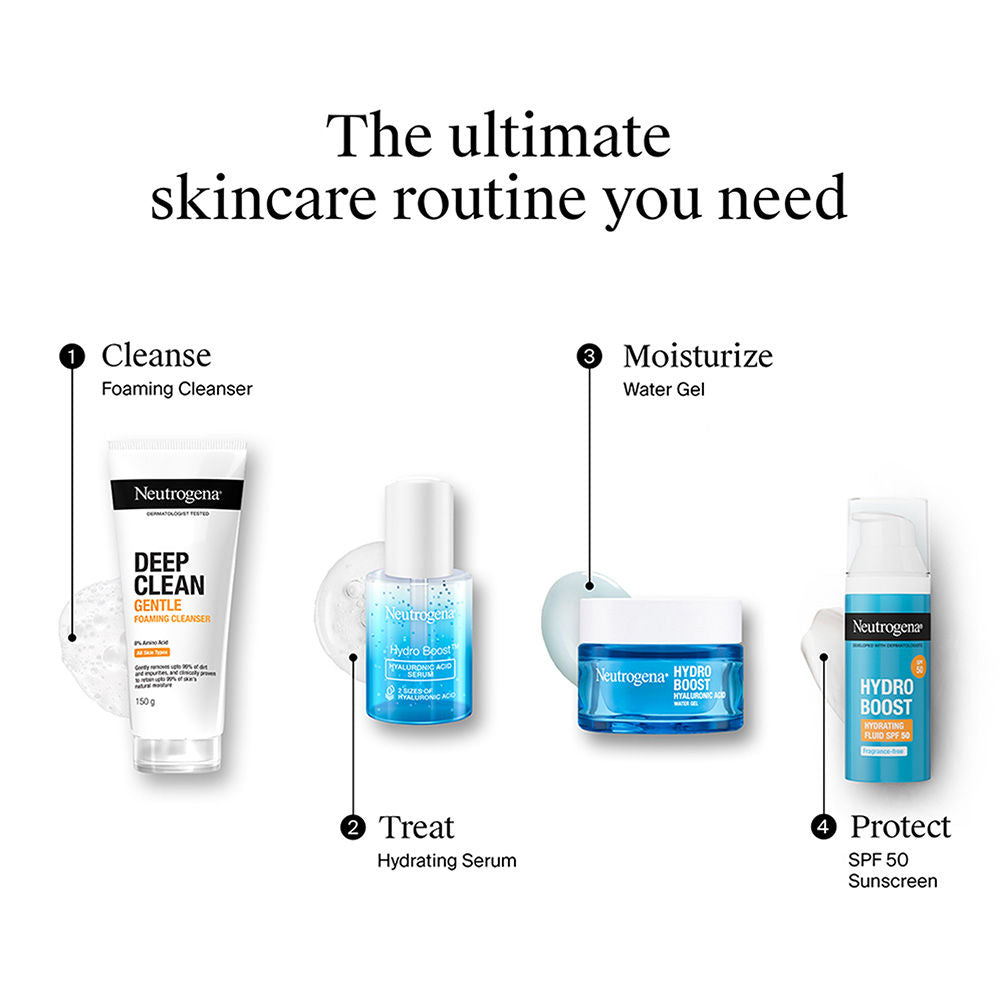 Deep Clean Gentle Foaming Cleanser - Moisturizing Face Wash for Normal to Sensitive Skin