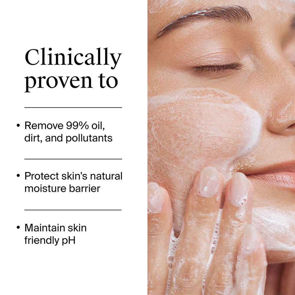 Deep Clean Gentle Foaming Cleanser - Moisturizing Face Wash for Normal to Sensitive Skin