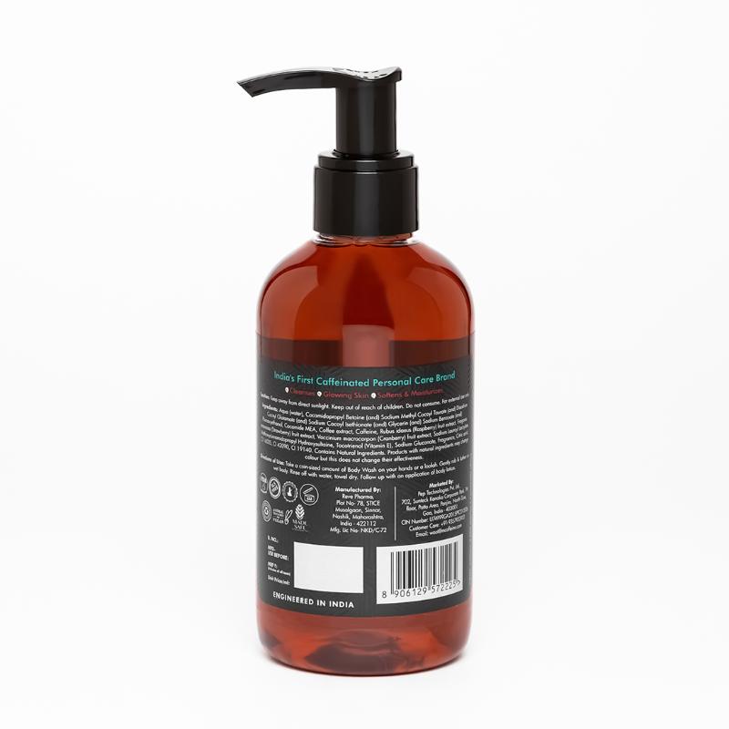 Coffee & Berries Body Wash for Soft, Glowing Skin and Tan Removal enriched with Vitamin E