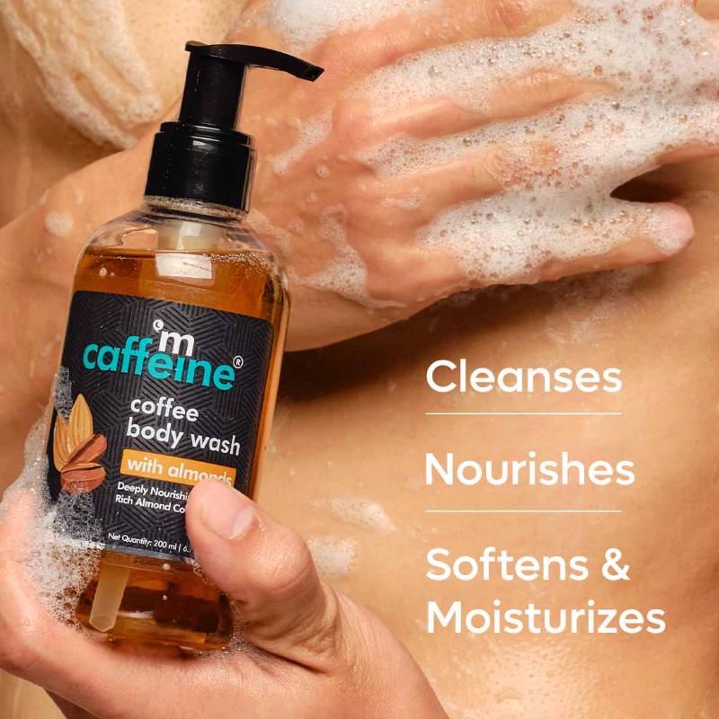 Coffee Body Wash with Almonds De-Tan & Deep Cleansing Shower Gel in Chocolatey Aroma
