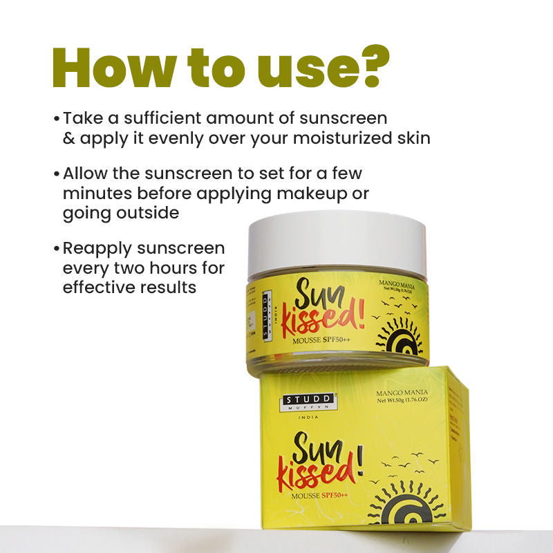 SPF 50 ++ Sun Kissed Mousse