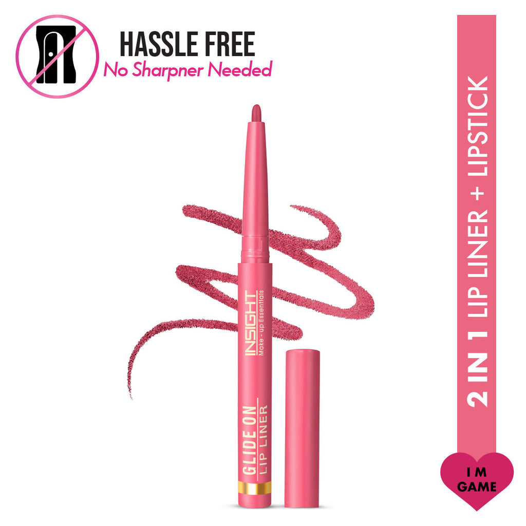 Glide On Lip Liner, Intense Pigment, Long Wear Matte Lip Formula - I'm Game