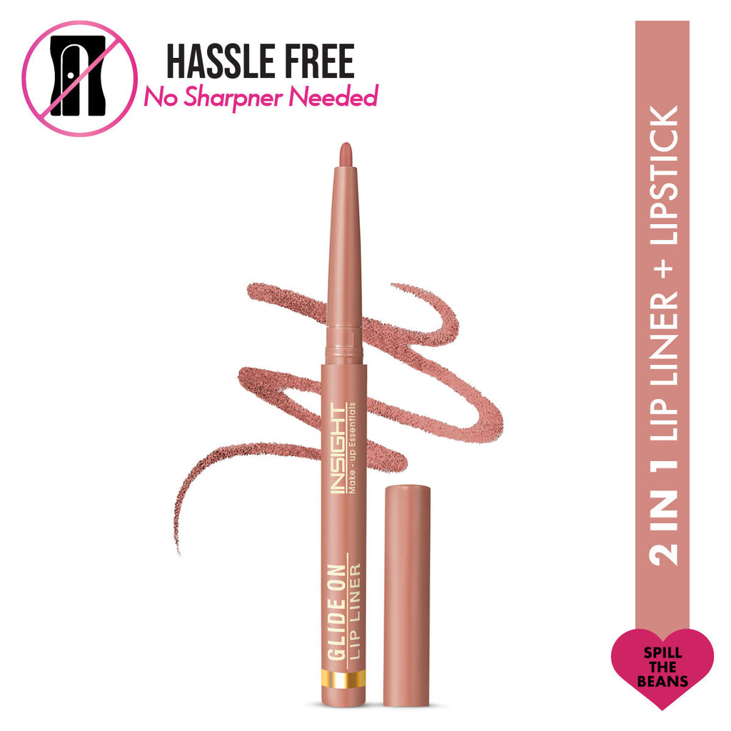 Glide On Lip Liner, Intense Pigment, Long Wear Matte Lip Formula - Spill The Beans