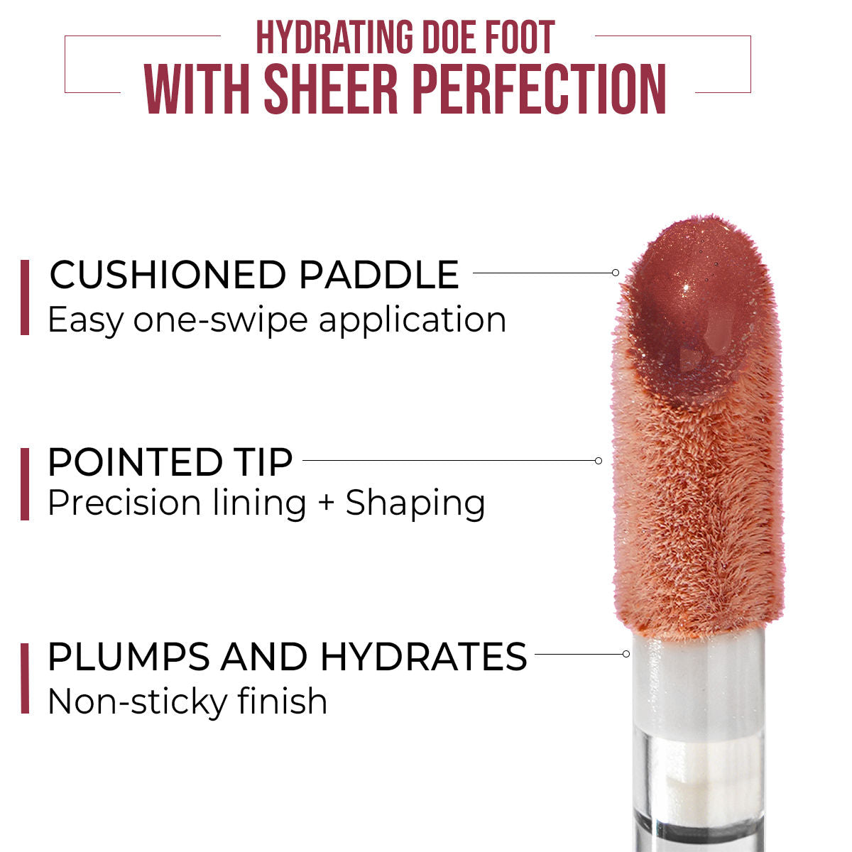 Hydrating Gloss, Non Sticky, Ultra Shiny Lips