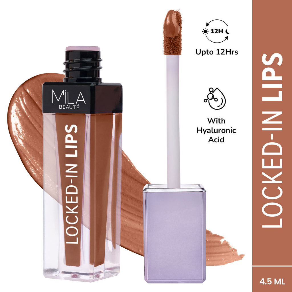 12 Hr Non-Transfer Locked-In Liquid Lipstick - 05 Milk Tea