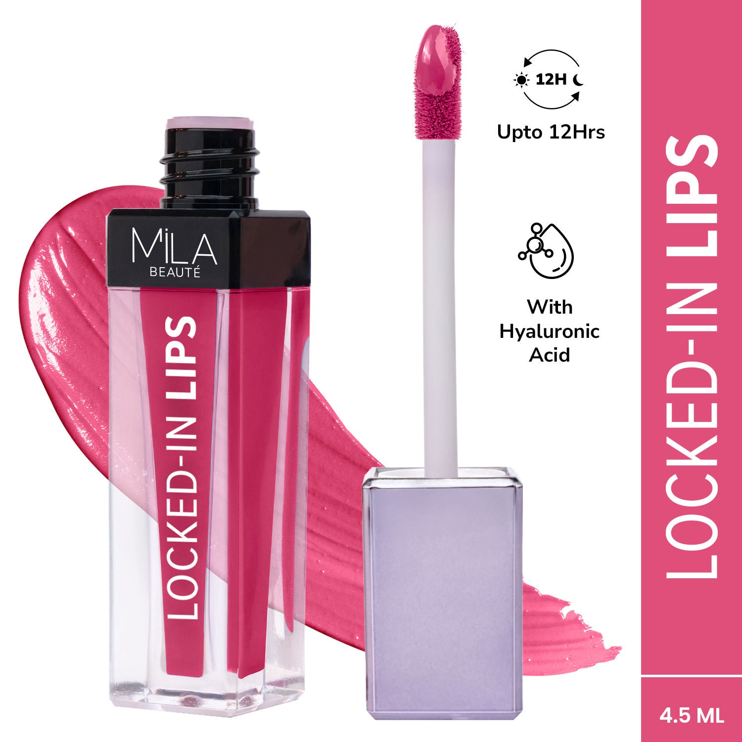 12 Hr Non-Transfer Locked-In Liquid Lipstick - 08 Rose Soda