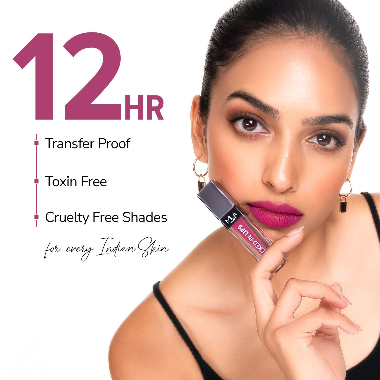 12 Hr Non-Transfer Locked-In Liquid Lipstick