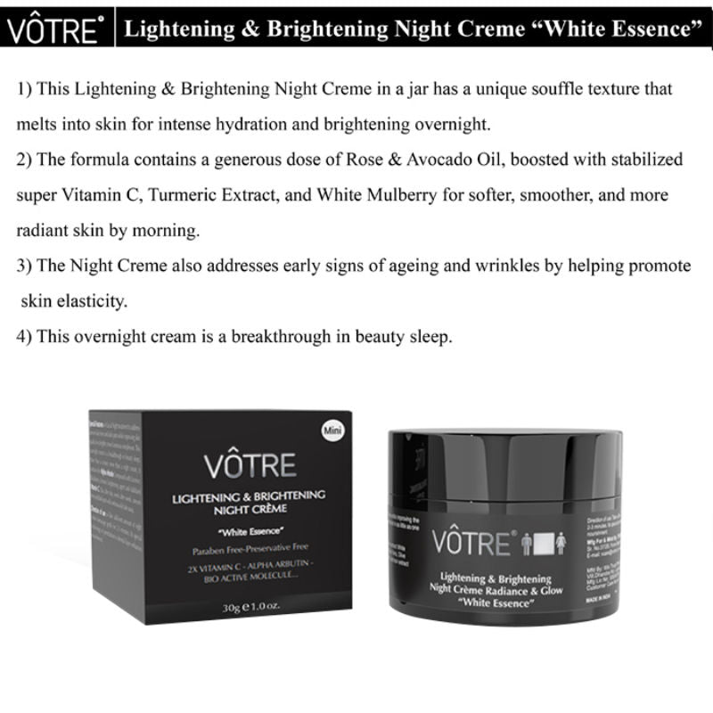 Lightening & Brightening Night Creme White Essence