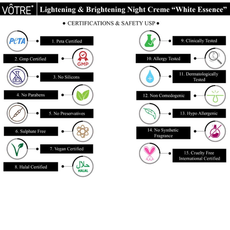 Lightening & Brightening Night Creme White Essence
