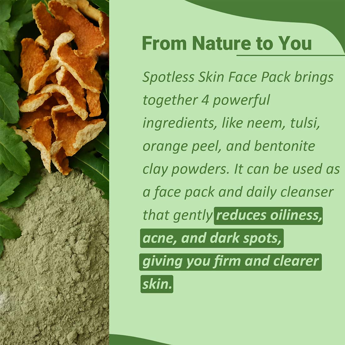 Spotless Skin Face Pack Powder