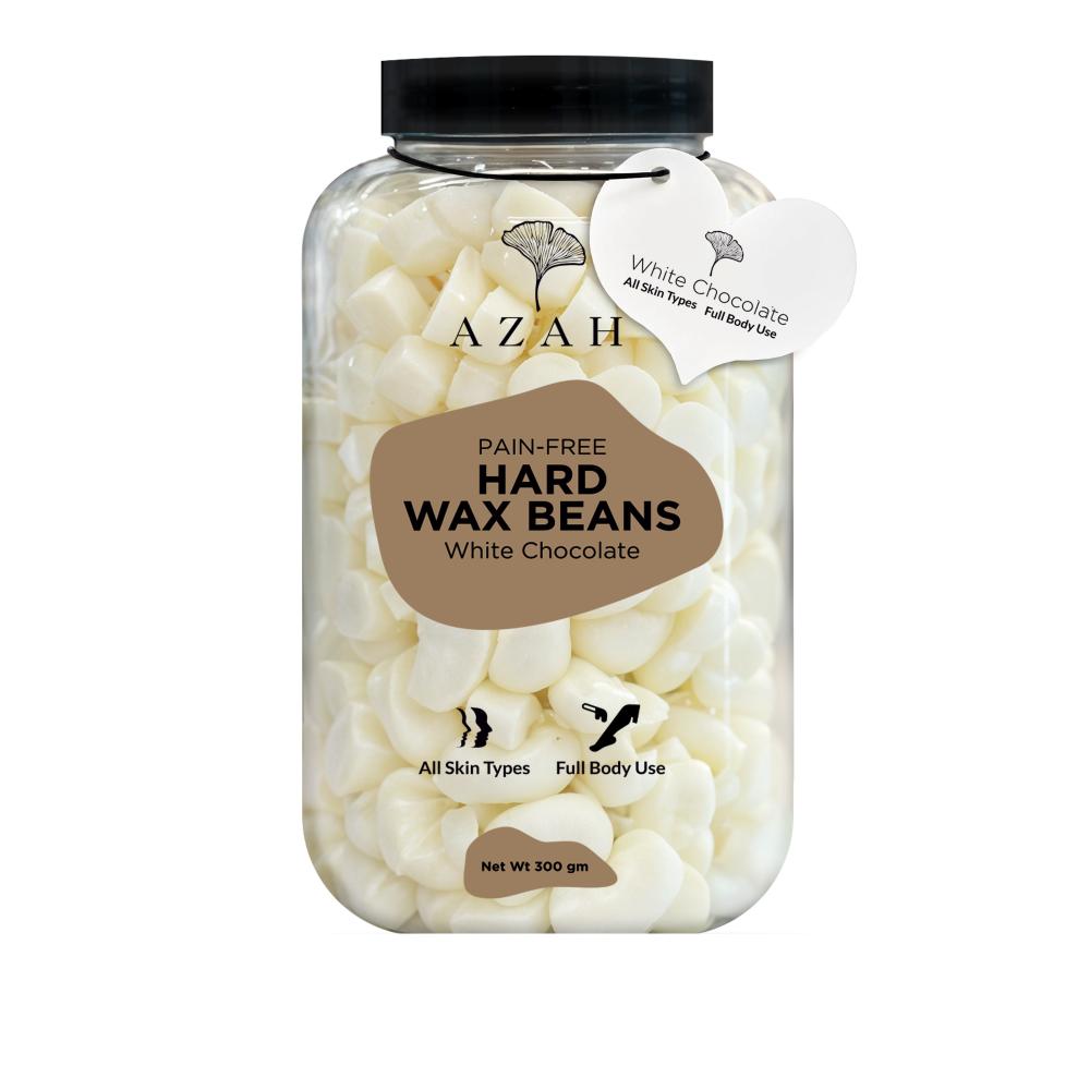 Heart-Shaped Hard Wax Beans For Women - White Chocolate
