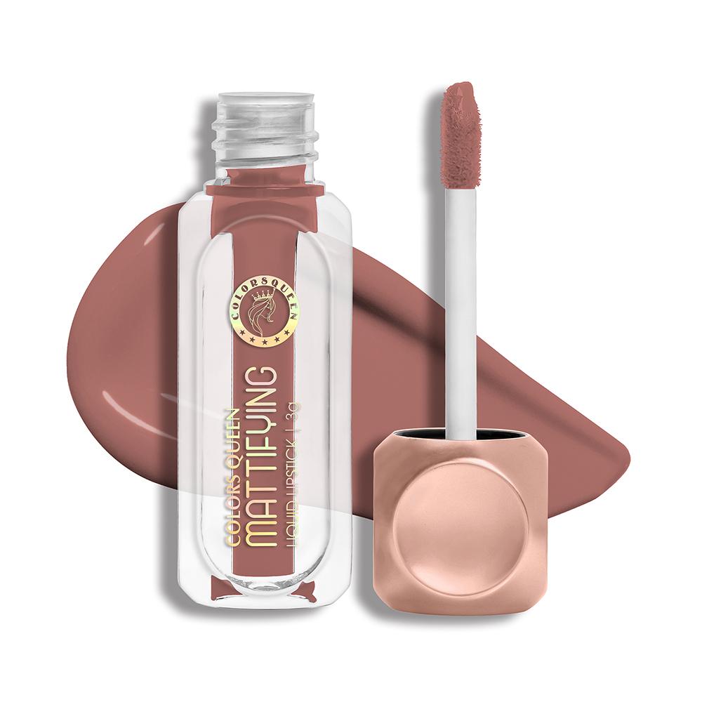 Mattifying Matte Liquid Lipstick - Naughty Nudit-14