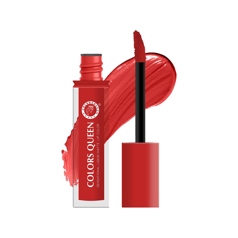 Sensational Liquid Matte Lipstick - Cherry On Top-10