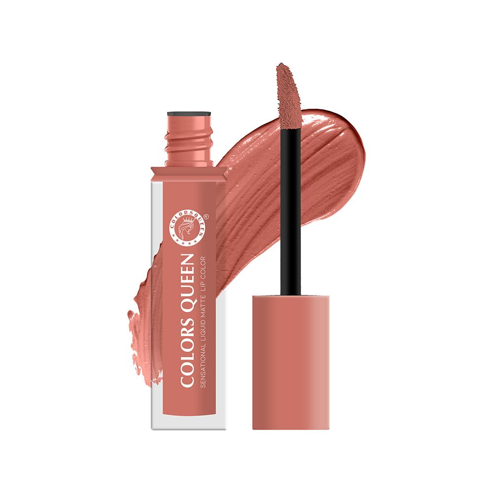 Sensational Liquid Matte Lipstick - Dusty Rose-11