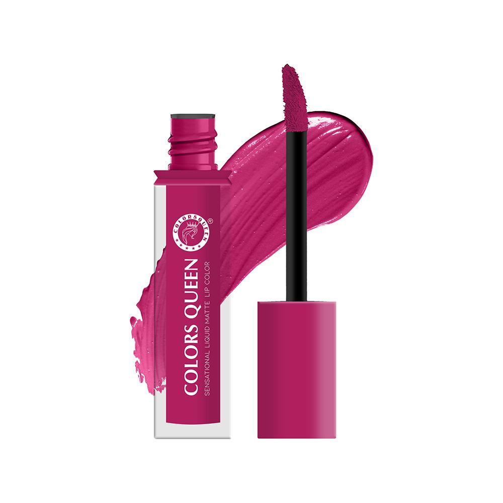 Sensational Liquid Matte Lipstick - Fuschia Pink-17