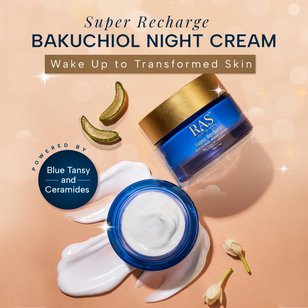 Super Recharge Night Cream With Bakuchiol & Peptides Deeply Hydrates
