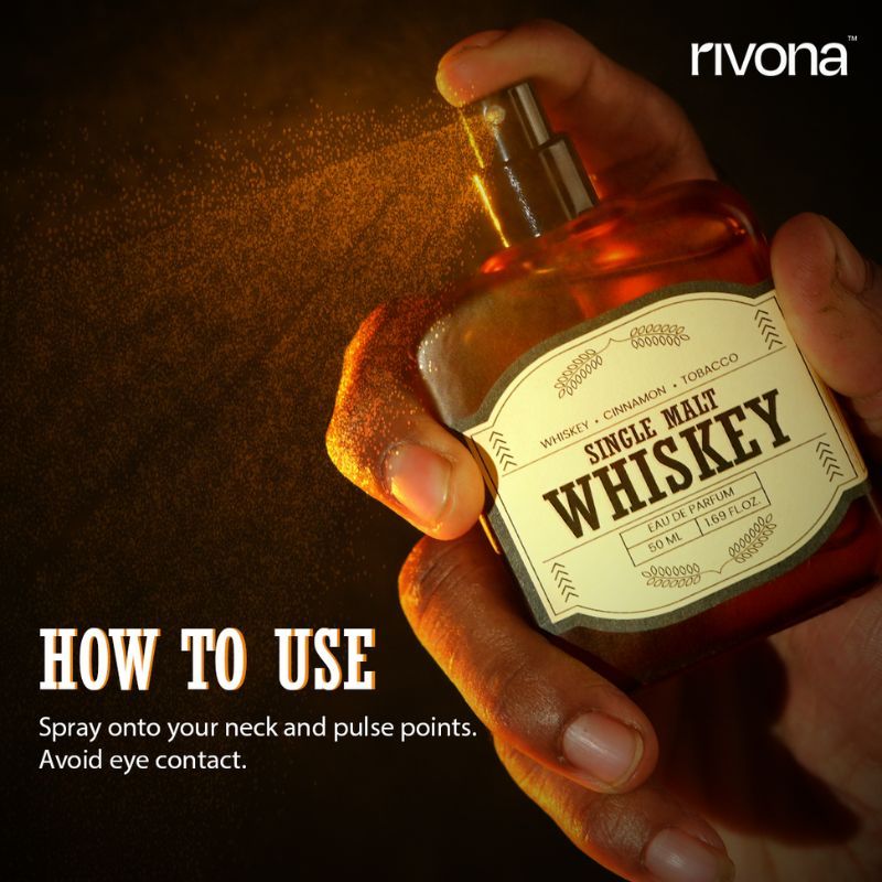 Single Malt Whiskey Eau De Parfum For Long Lasting Everday Fragrance