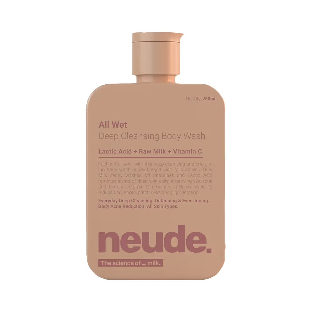 All Wet Deep Cleansing Detanning Milk Body Wash