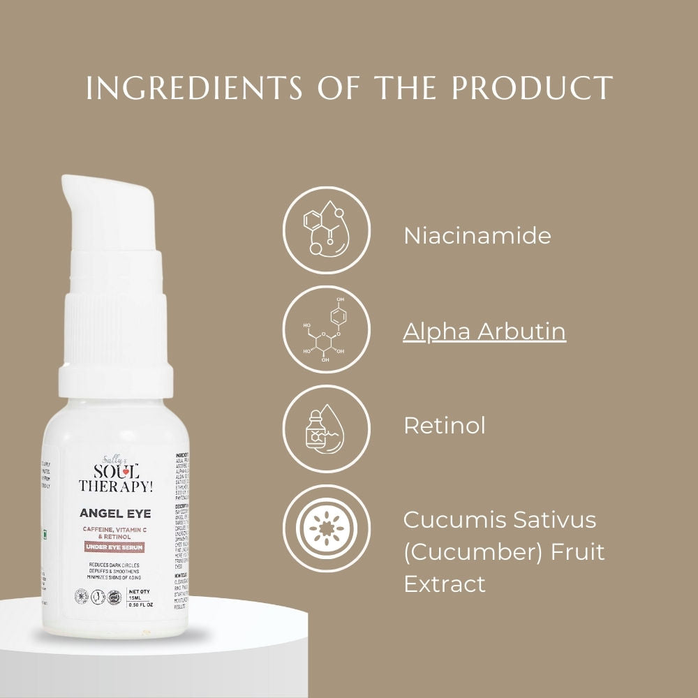 Under Eye Serum With Coffee Extract, Vitamin A & C